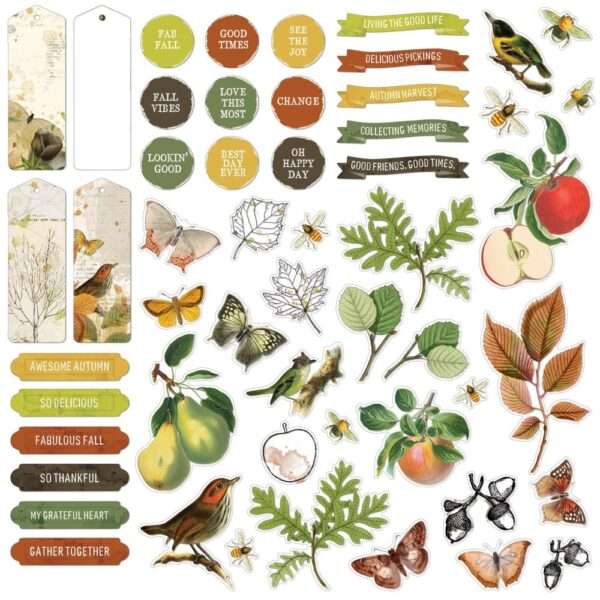 49 & Market - Vintage Orchard - Chipboard Set - Image 2