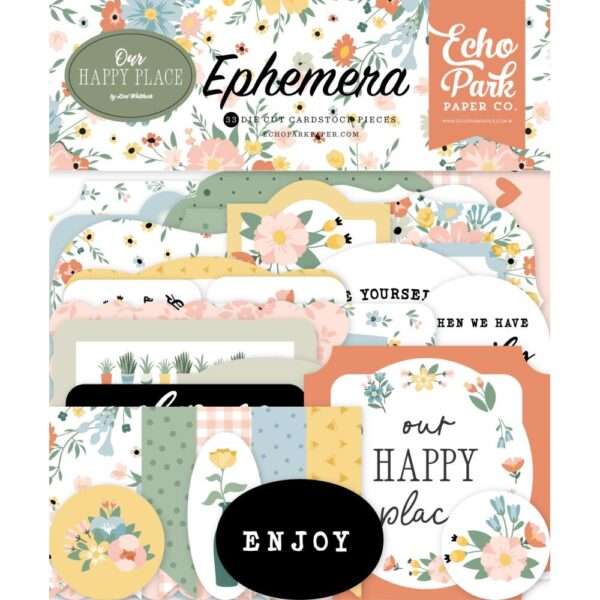 Echo Park - Our Happy Place - Ephemera Pack, Icons
