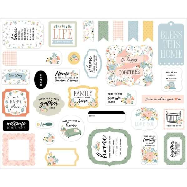 Echo Park - Our Happy Place - Ephemera Pack, Icons - Image 2