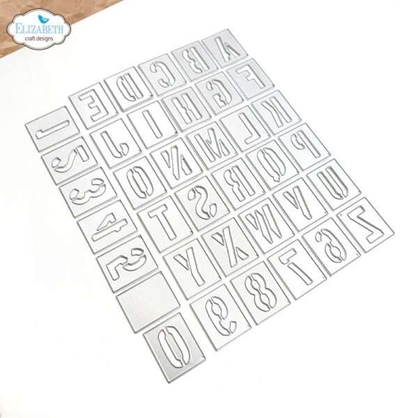 Elizabeth Craft Die Set - Stencil Alphabet