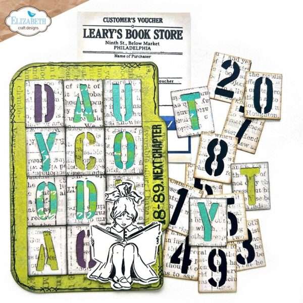 Elizabeth Craft Die Set - Stencil Alphabet - Image 3