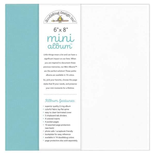 Doodlebug Mini Album 6"X8" - Swimming Pool