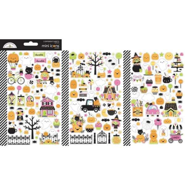 Doodlebug - Hey Pumpkin - Mini Stickers