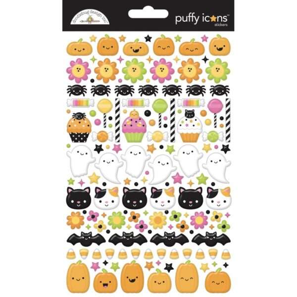 Doodlebug - Hey Pumpkin - Puffy Stickers
