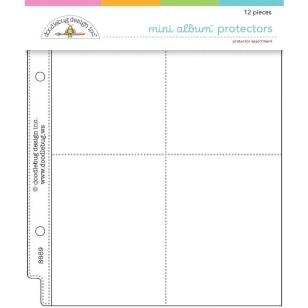 Doodlebug Mini Album Protectors - Assortment Pack