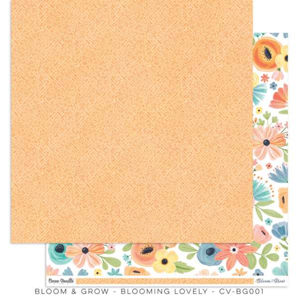 Cocoa Vanilla - Bloom and Grow - Cardstock, Blooming Lovely - Image 3