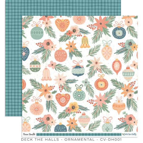 Cocoa Vanilla - Deck The Halls - Cardstock, Ornamental