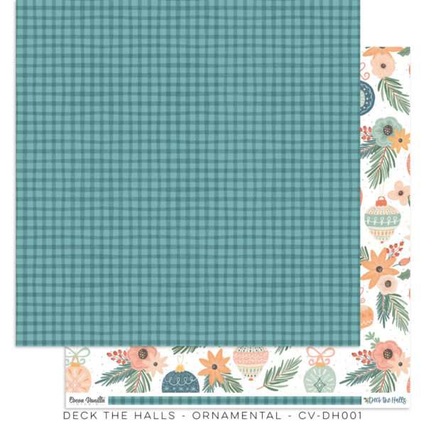 Cocoa Vanilla - Deck The Halls - Cardstock, Ornamental - Image 2