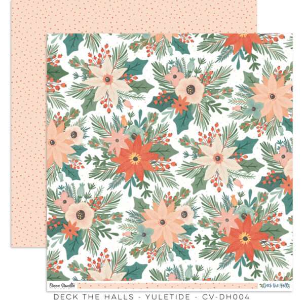 Cocoa Vanilla - Deck The Halls - Cardstock, Yuletide
