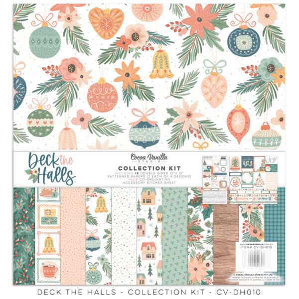 Cocoa Vanilla - Deck The Halls - Collection Kit 12x12"