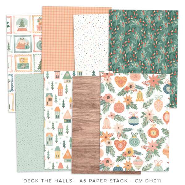 Cocoa Vanilla - Deck The Halls - A5 Paper Stack - Image 3