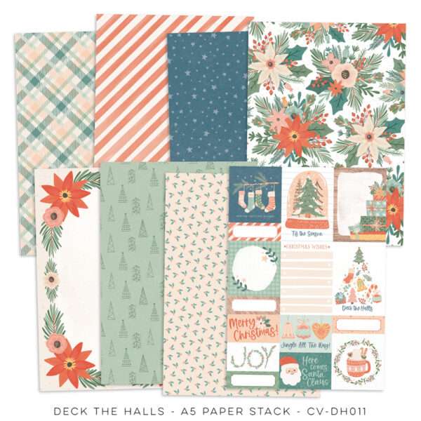 Cocoa Vanilla - Deck The Halls - A5 Paper Stack - Image 2