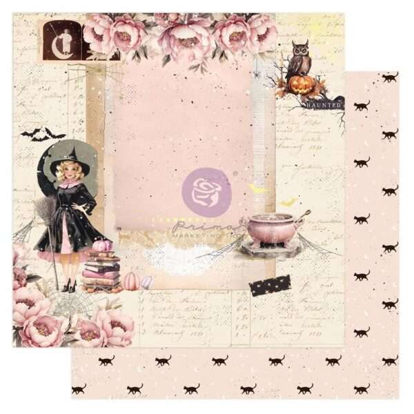 Prima - Magical Spell - Cardstock, Haunted