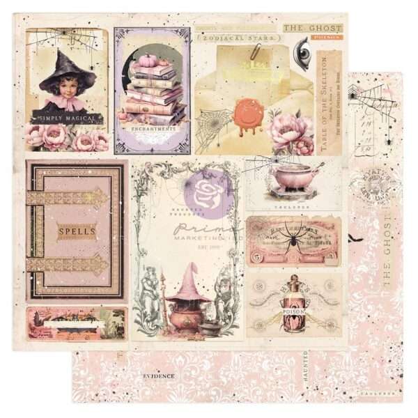 Prima - Magical Spell - Cardstock, Strange Things