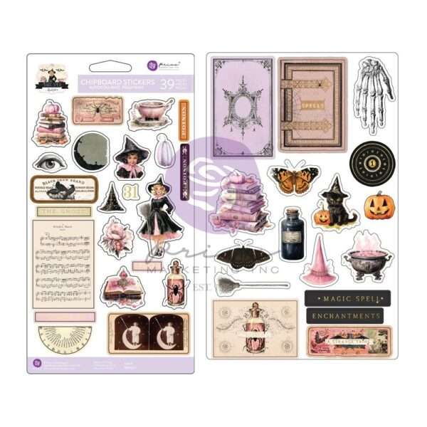 Prima - Magical Spell - Chipboard Stickers