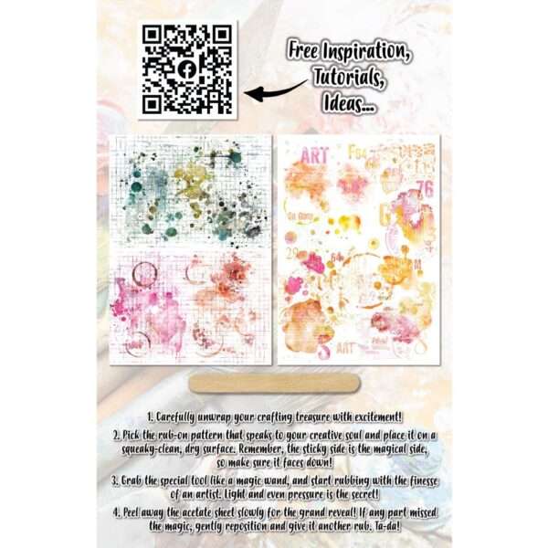 AALL & Create - A5 Rub-Ons - Acid Blends - Image 2