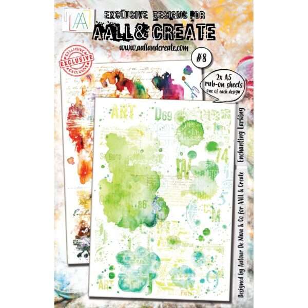 AALL & Create - A5 Rub-Ons - Enchanting Larking
