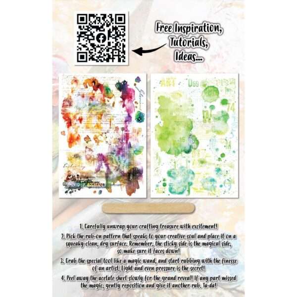 AALL & Create - A5 Rub-Ons - Enchanting Larking - Image 2