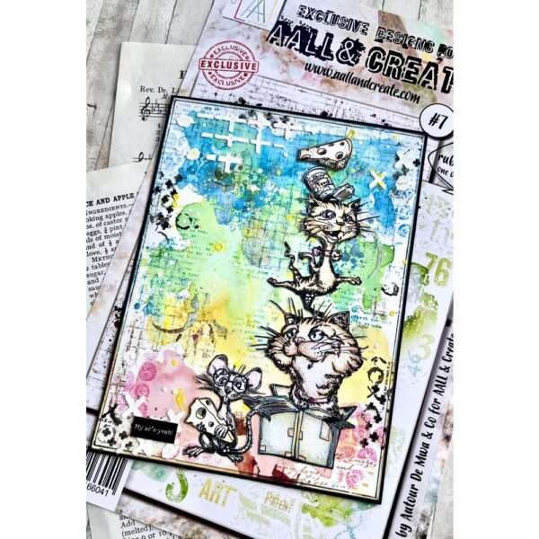 AALL & Create - A5 Rub-Ons - Enchanting Larking - Image 5