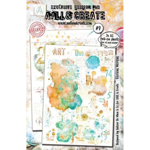 AALL & Create - A5 Rub-Ons - Glorious Morious
