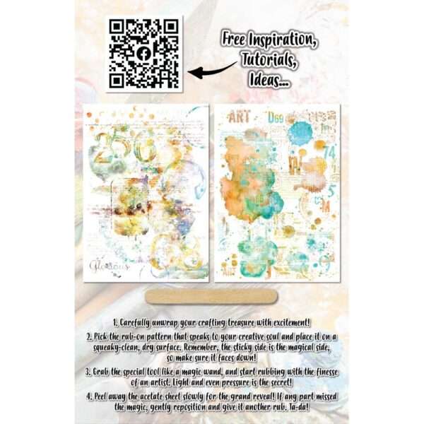AALL & Create - A5 Rub-Ons - Glorious Morious - Image 2