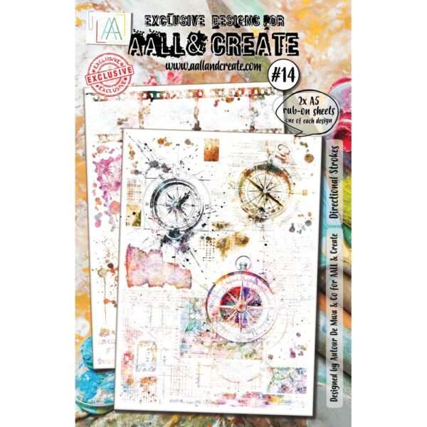 AALL & Create - A5 Rub-Ons - Directional Strokes