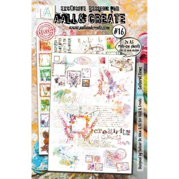 AALL & Create - A5 Rub-Ons - Cultural Gems