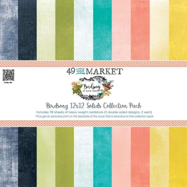 49 & Market - Birdsong - Collection Pack 12x12", Solids
