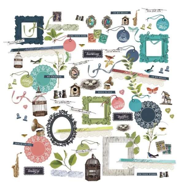 49 & Market - Birdsong - Laser Cut Outs, Elements - Image 2