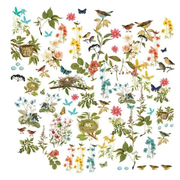 49 & Market - Birdsong - Laser Cut Outs, Wildflower - Image 2