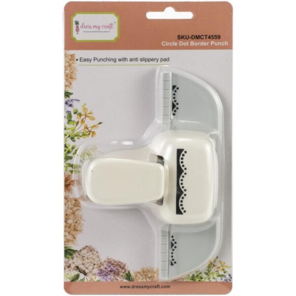 Dress My Craft Border Punch - Circle Dot - Image 2