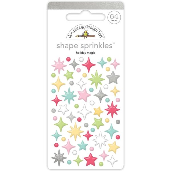 Doodlebug - Tinsel Time - Enamel Sprinkles, Holiday Magic