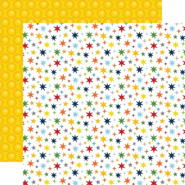 Echo Park - Blast Off - Cardstock, Star Gazer