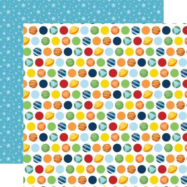 Echo Park - Blast Off - Cardstock, Playful Planets