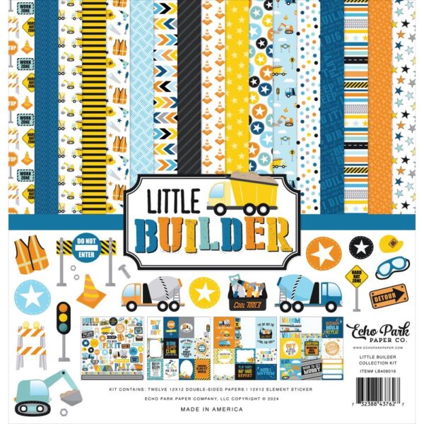 Echo Park - Little Builder - Collection Kit 12x12"