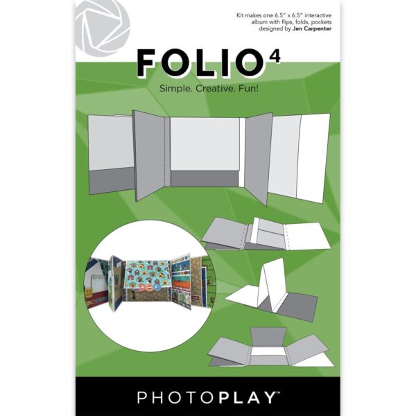 Photoplay Makers Series - Folio 4, White (6.5x6.5")