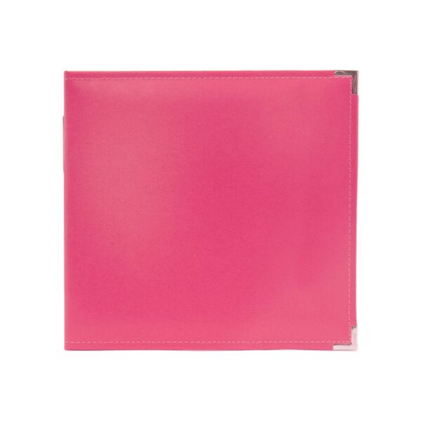 WeR Classic Leather 3Ring 12x12 Album - Strawberry