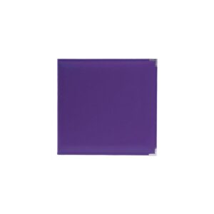 WeR Classic Leather 3Ring 12x12 Album - Grape Soda