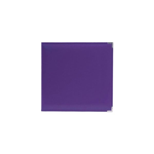 WeR Classic Leather 3Ring 12x12 Album - Grape Soda