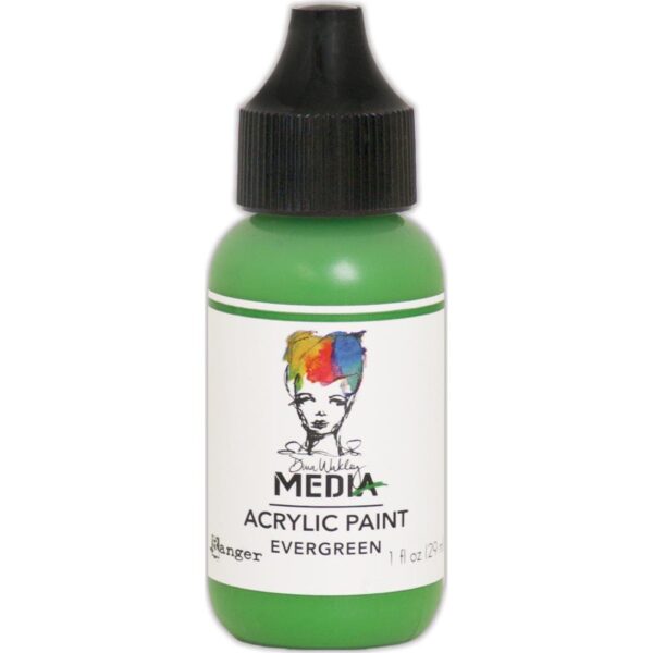 Dina Wakley - Acrylic Paint 1oz - Evergreen