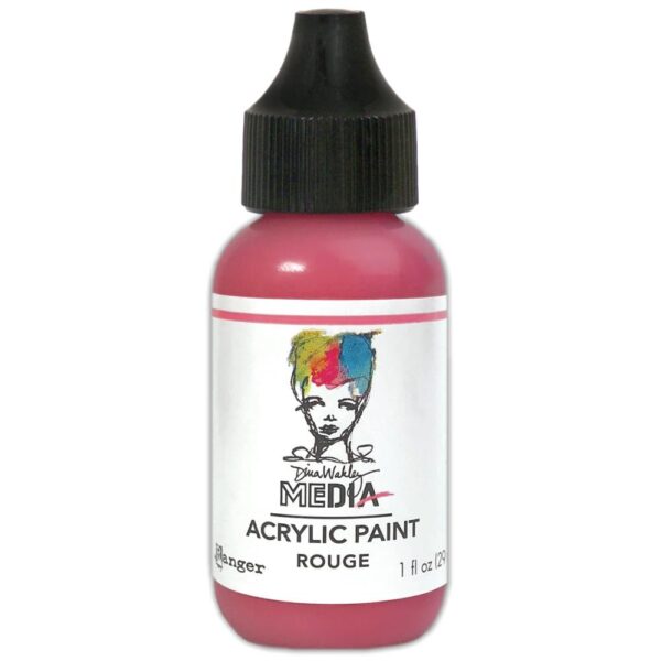 Dina Wakley - Acrylic Paint 1oz - Rouge