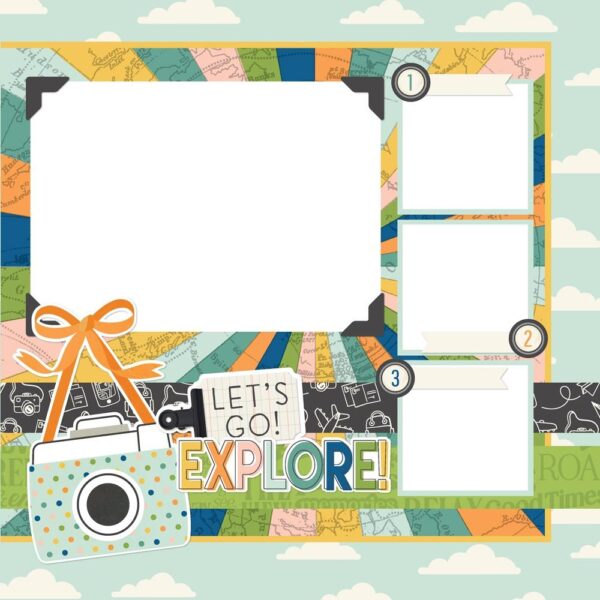Simple Stories - Happy Travels - Page Kit - Image 3