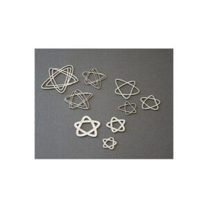 2Crafty Chipboard - Handrawn Stars