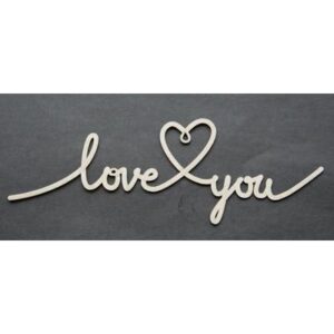 2Crafty Chipboard - Love You