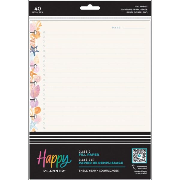 Happy Planner - Classic Fill Paper - Shell Yeah