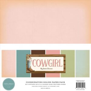 Carta Bella - Cowgirl - Collection Kit 12X12", Solids