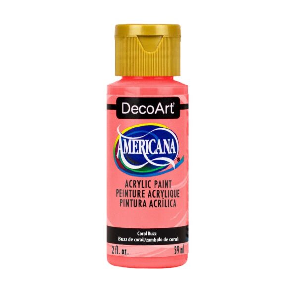 Americana Acrylic Paint 2oz - Coral Buzz