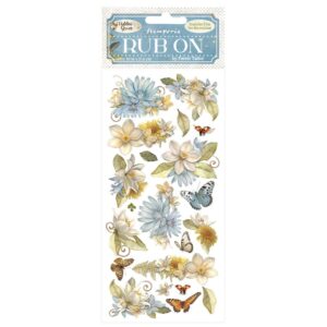 Stamperia - Hidden Grove - Rub-Ons, Flowers and Butterfly