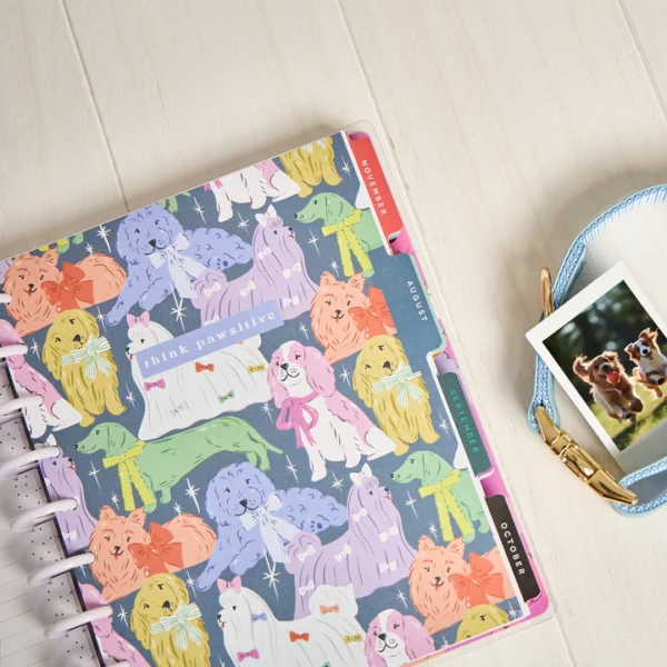 Happy Planner - 18Mth 2025/26 CLASSIC Planner - Pawsitive Seasonal Dogs - Image 3