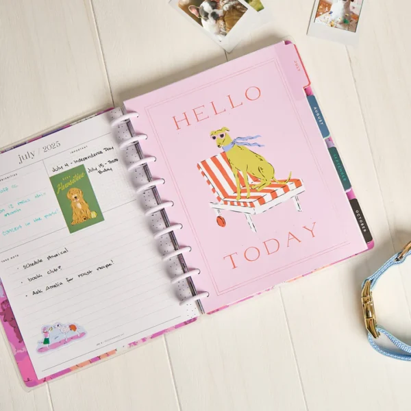 Happy Planner - 18Mth 2025/26 CLASSIC Planner - Pawsitive Seasonal Dogs - Image 6